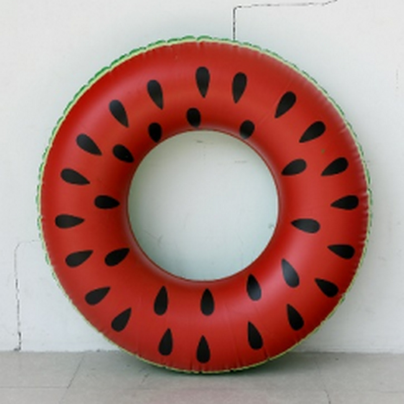 PVC inflatable float rafts, popular unicorn fruit rings, duck swimming rings, adult and children's yacht water swimming rings Specification drawing