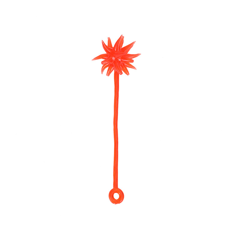 Sticky meteor hammer, large soft rubber hand-swinging sticky ball, stretchable sticky elastic large sticky hammer, children's nostalgic toy Item Picture