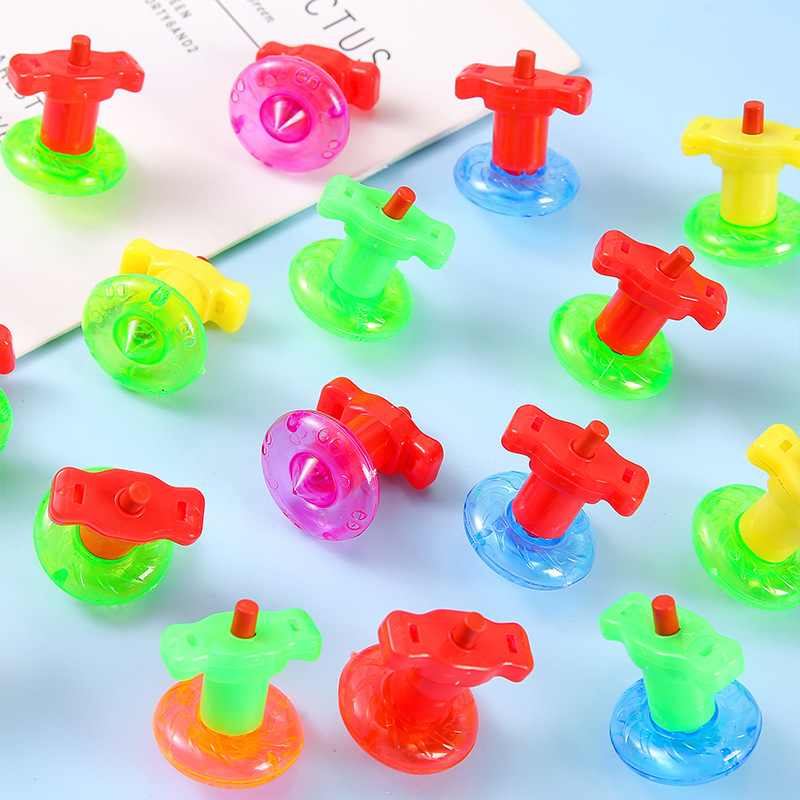 Mini rotating high-speed gyroscope, creative and nostalgic children's small toys, torque gyroscope, ground spin, kindergarten gifts wholesale Specification drawing