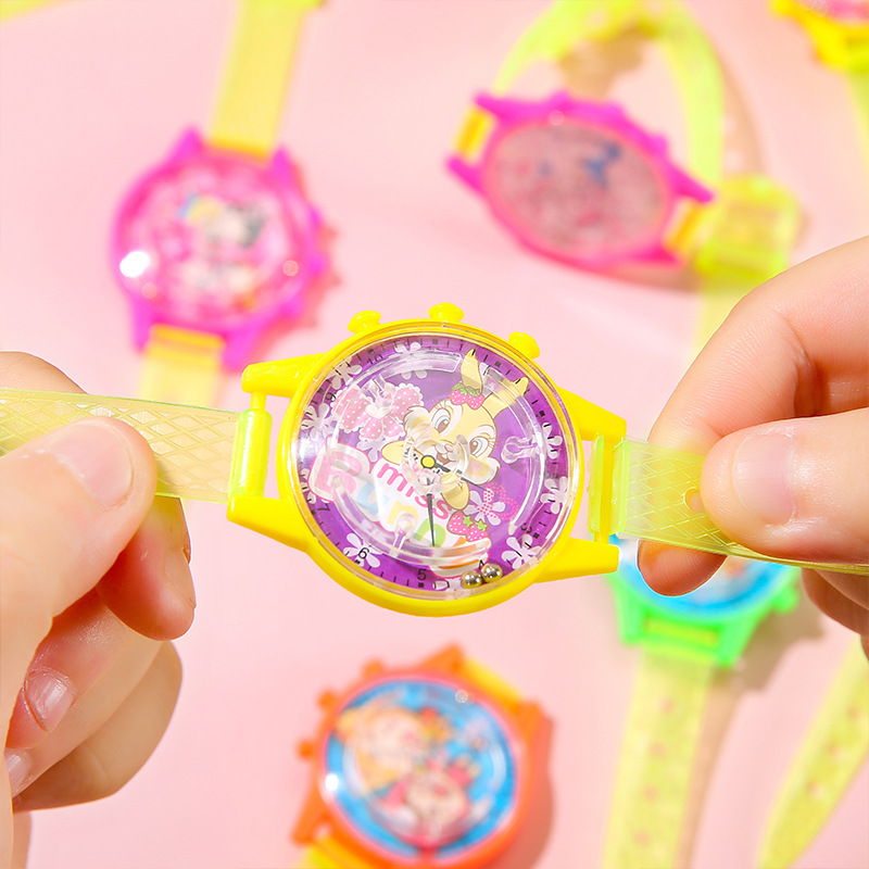 Children's intelligence maze watches, small gifts for kindergartens, wholesale of popular small toys at street stalls around schools Specification drawing