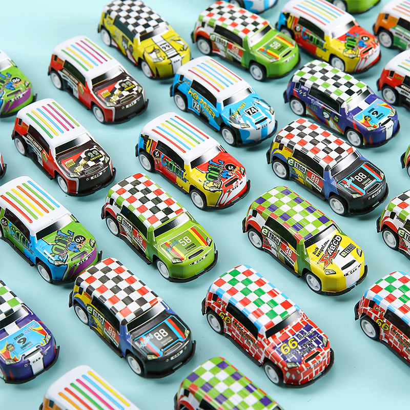 Douyin offers a variety of tin toy cars for kindergarten gifts, Huili toy cars, male and female models, and simulation racing cars full figure