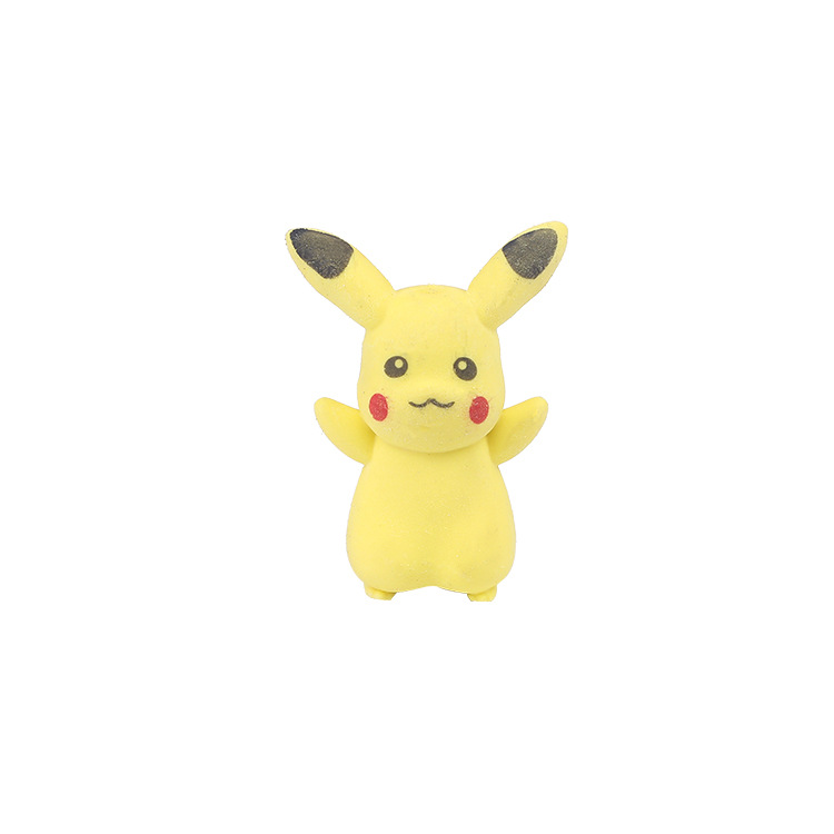Creative stationery, cartoon erasers, cute yellow erasers, primary school student prizes, kindergarten small gifts wholesale Item Picture