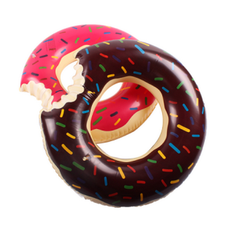 PVC inflatable float rafts, popular unicorn fruit rings, duck swimming rings, adult and children's yacht water swimming rings Item Picture