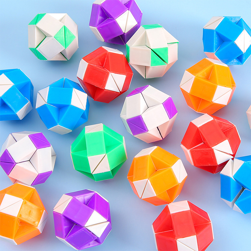 Mini 24-segment versatile magic ruler, children's educational spherical Rubik's cube, intellectual early education toys, kindergarten gifts wholesale details Picture