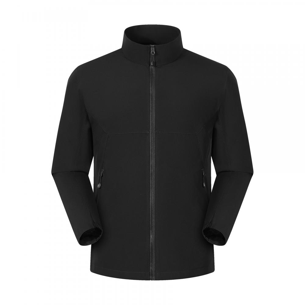 YML-C6610 Thin Windbreaker with stand-up collar Application Scenario