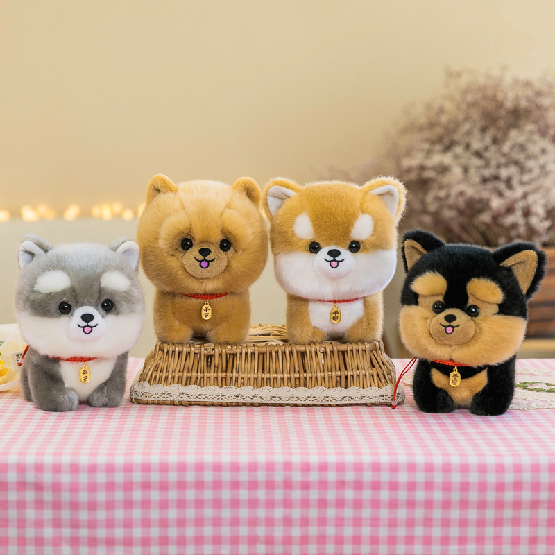 Wholesale of new realistic puppy and famous dog series Akita dog Husky plush toys and soothing children's gifts Application Scenario