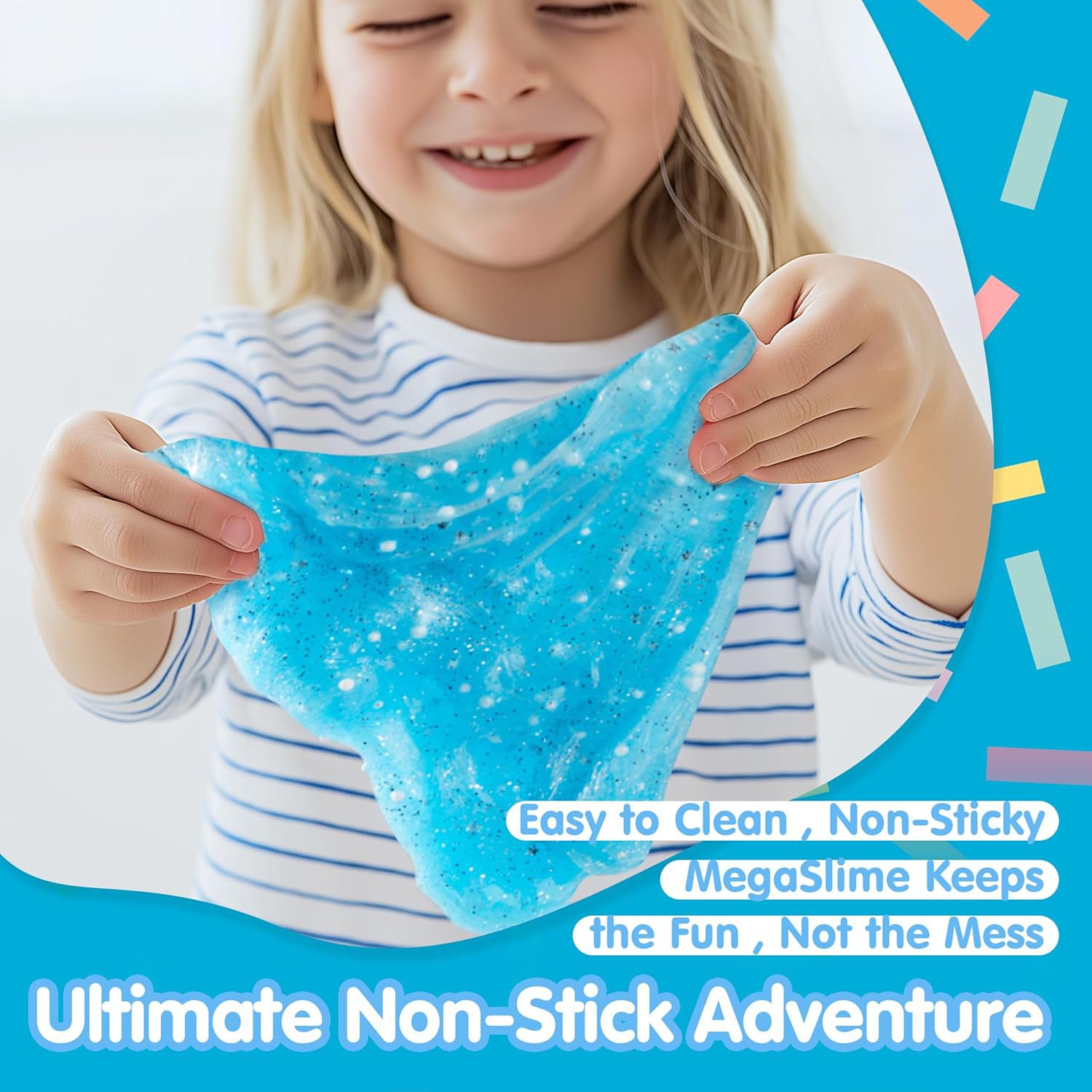 Amazon's best-selling slime children's handmade crystal clay, colored clay, and bubble glue DIY toy set details Picture