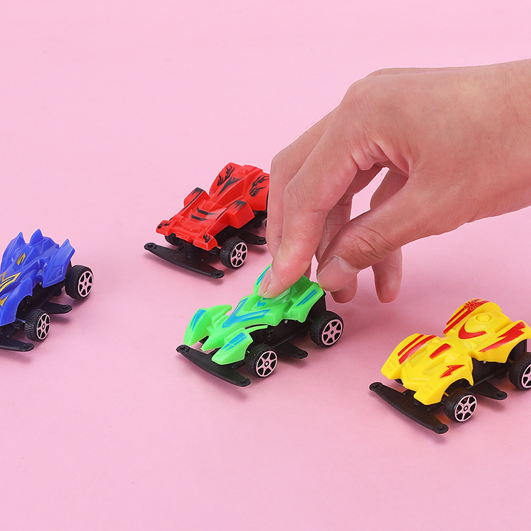 Children's mini four-wheel drive rebound car toy simulation model car, kindergarten gift, gift street stall wholesale hot sales Application Scenario