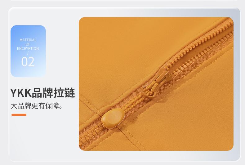 YML-C6610薄款冲锋衣立领款详情22