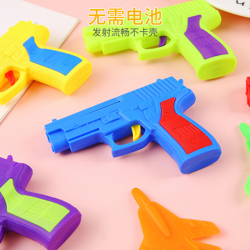 Catapult aircraft gun toy for boys, boy hand-thrown aircraft, gliding, durable foam aircraft, street stall toy details Picture