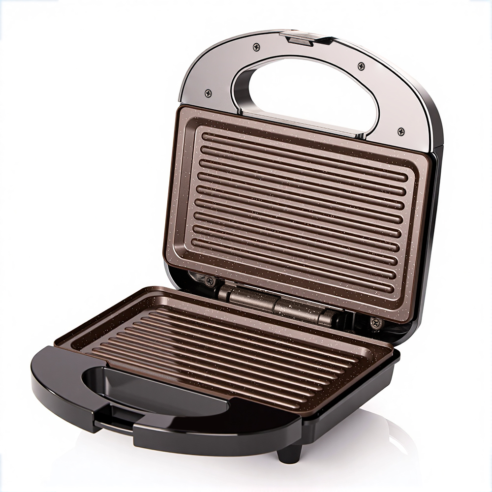 RAF European standard household fully automatic dotting sandwich machine, double-sided toast breakfast machine, multi-functional light food bread machine Item Picture