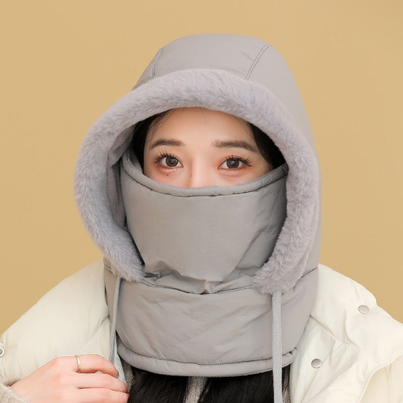 高品质高克重 防寒雷锋帽新款冬季棉帽防风面罩骑行加厚电动车保暖护耳保暖帽子 详情图9