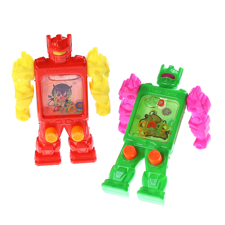 Robot ring toss game water machine, a classic and nostalgic traditional game machine from childhood, water machine ring toss toy Item Picture