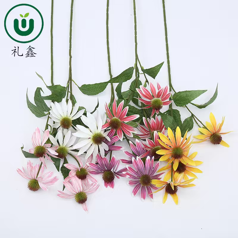 Wholesale of artificial pinecone chrysanthemum bouquets, artificial flowers, realistic pinecone chrysanthemum potted plants, creative bonsai ornaments and decorations Specification image