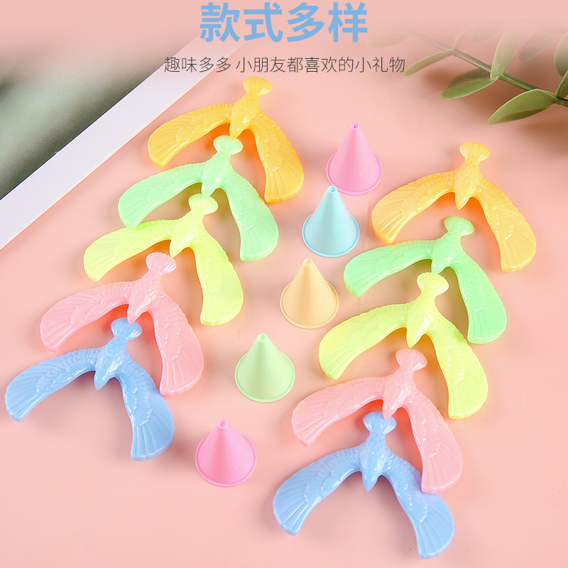 Small mini balanced bird classic gravity balance eagle Little bird Gashapon toy gift wholesale children's toy small gifts details Picture