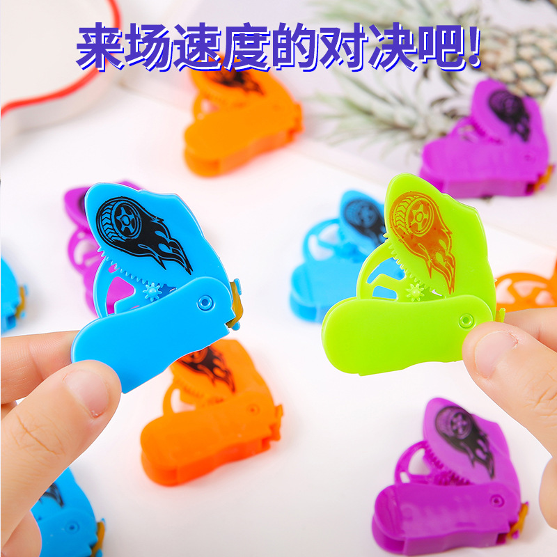 Colorful power walk battle gyroscope ejection depressurization ground spinning small gyroscope desktop stress-relieving and educational toys, kindergarten gifts full figure