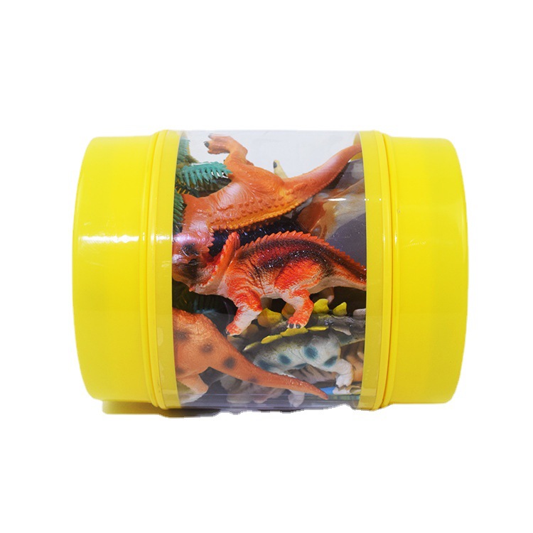 Creative simulation dinosaur toy animal models in stock, new cross-border products in barrels, wholesale of early education creative children's toys Item Picture