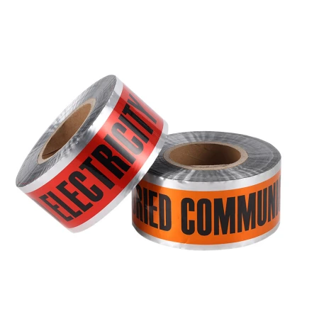 Customized water supply pipeline warning tape, wire and cable, detectable composite reflective tape, underground aluminum foil warning