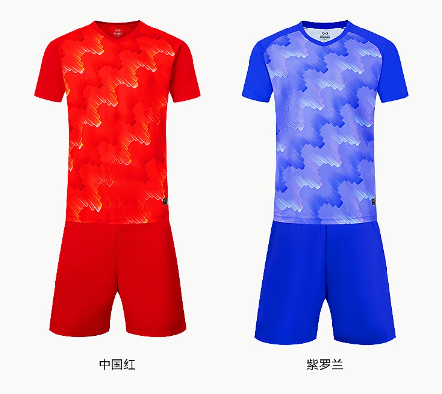 YMZ-M001 football uniform set football training uniform Application Scenario