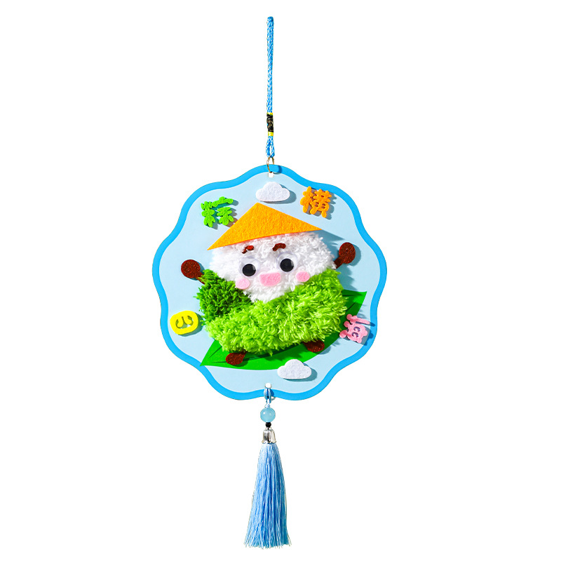 diy Dragon Boat Festival pendants, zongzi sachets, pendants, children's handmade material bags, educational toys, kindergarten decorations Item Picture