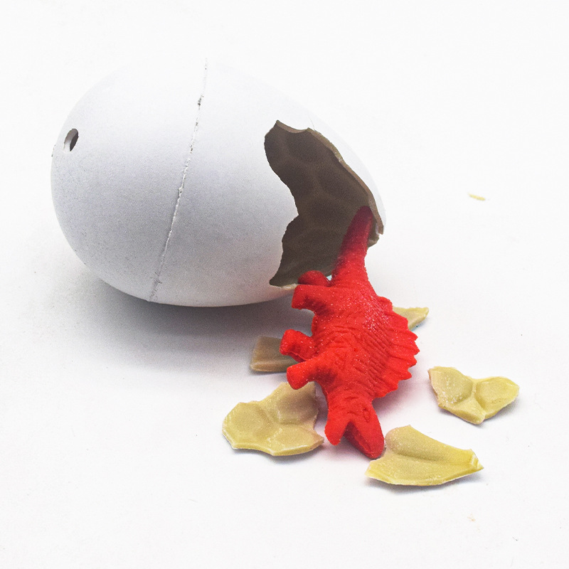 New and unique: Water-soaked dinosaur hatching eggs absorb water to grow larger; dinosaur eggs expand; toy suction cards hold dinosaur eggs with trembling sounds Application Scenario