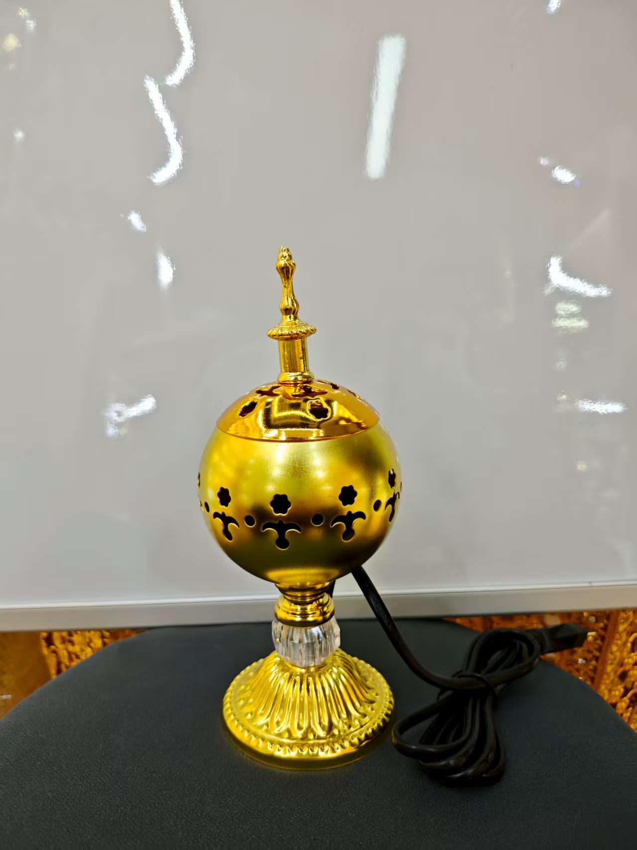 景德镇工艺品装饰器皿电镀多肉果盒微观景观摆件铁线工艺品铁线工艺品微观景观摆件白底实物图