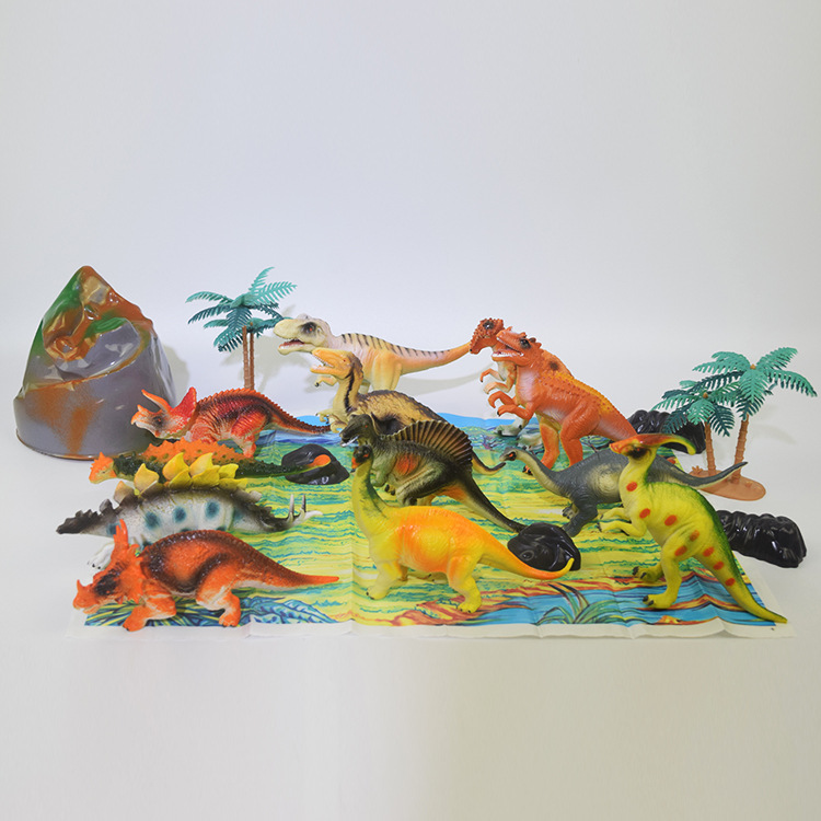 Creative simulation dinosaur toy animal models in stock, new cross-border products in barrels, wholesale of early education creative children's toys Specification drawing
