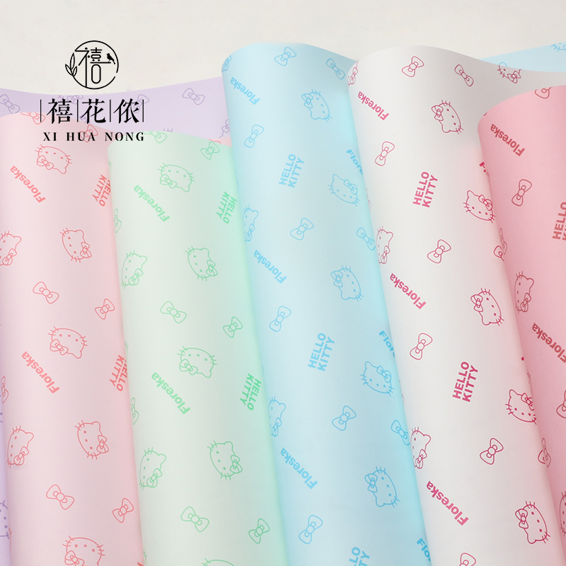 Xihua Nong KT Stiff-shaped Paper Flower wrapping Paper 180g Thickened bouquet Gift Paper Flower shop Floral art materials