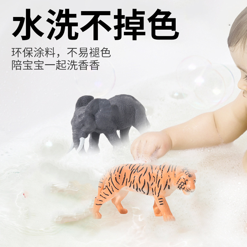 Cross-border barrel-packed simulation wildlife model mini solid farm dinosaur set toys with handle, barrel-packed Application Scenario