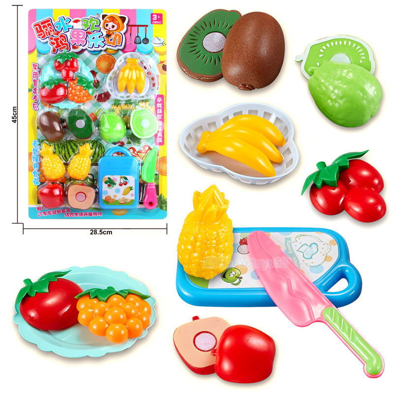 Free shipping for new house play sets, fruit slicer toys, baby vegetables and fruits, kitchen science and education toys mixed batch full figure