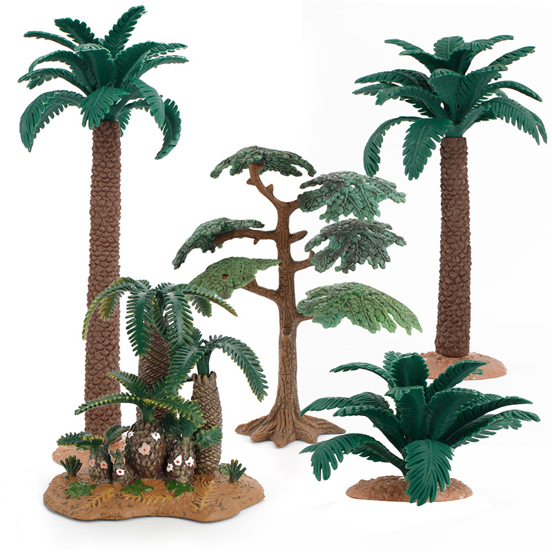 Simulation tree scene model, wild plant grass sand table, garden micro-landscape creation, small tree decoration model Specification drawing