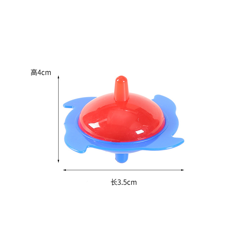 Two-color lace spinning top, traditional and nostalgic colorful top, children's gift, educational small top, small toy wholesale Item Picture