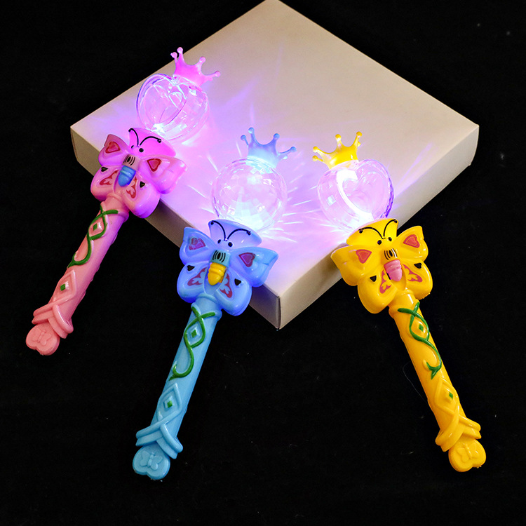 Street stalls are selling glowing magic wands, starry sky girl gifts, wholesale of new children's small toys, and student small prizes Specification drawing
