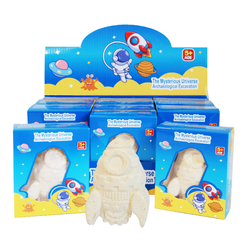 Cross-border excavation toys, rocket astronauts, boys and girls, archaeological excavation blind boxes, children's gem-digging toys wholesale Item Picture