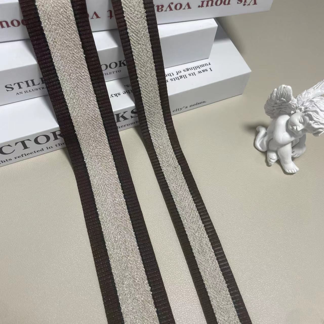 Hl99- Jianjian Fashion Clothing Accessories Cotton And Linen Interlaced Ribbons Application Scenario