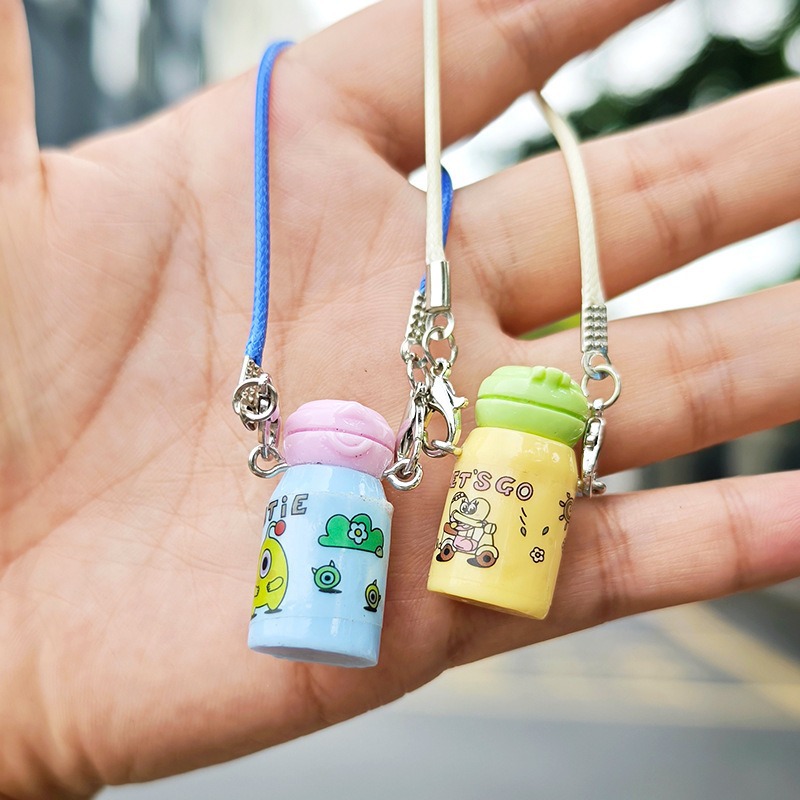 Dollhouse cartoon insulated cups, resin pendants, diy dolls, doll pendants, clothing, bags, keychains wholesale Specification drawing