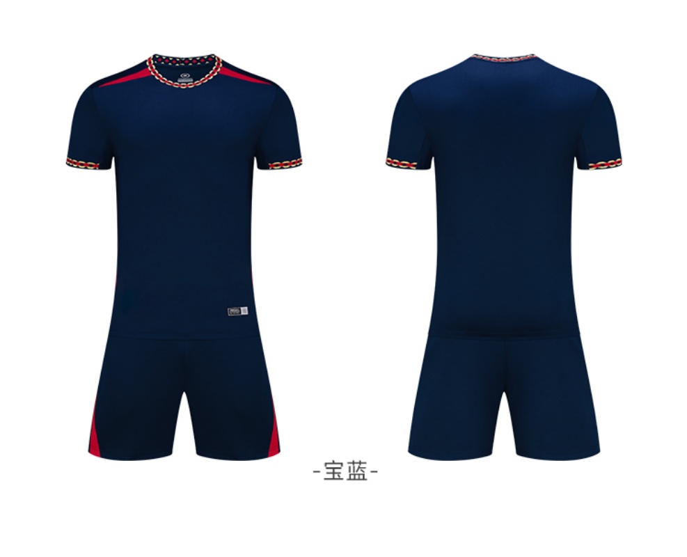YMZ-M005足球服套装足球训练服球衣详情2