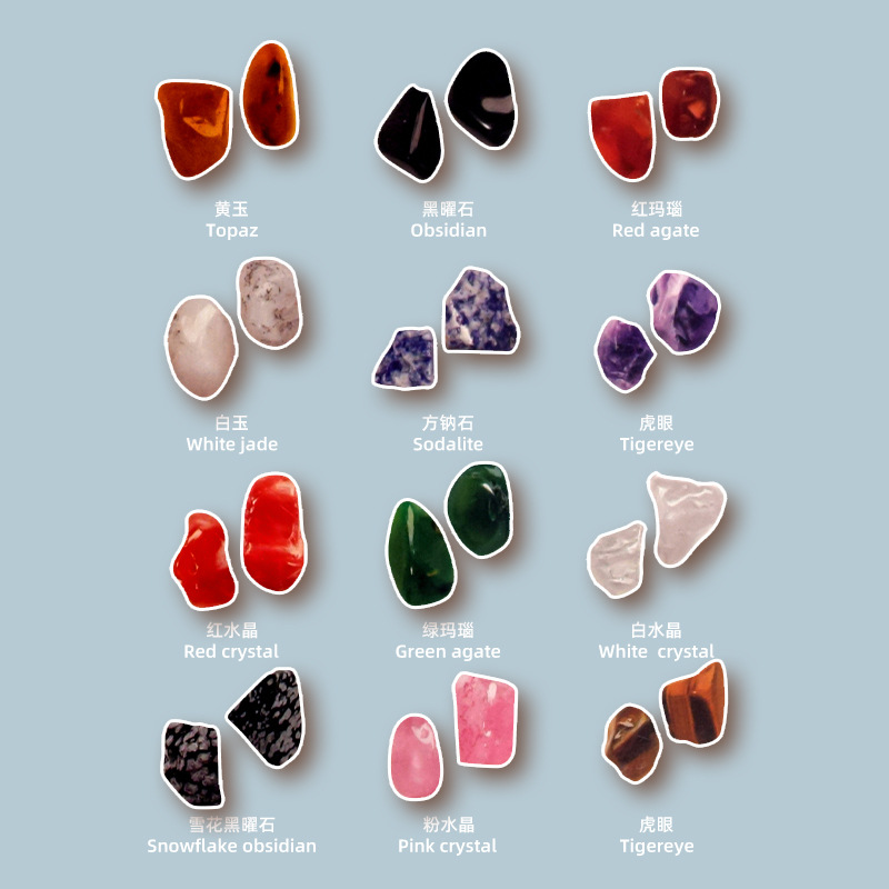 Mysterious gemstone blind box, children's creative street stall toys, diy handicrafts, educational exploration baby toys details Picture