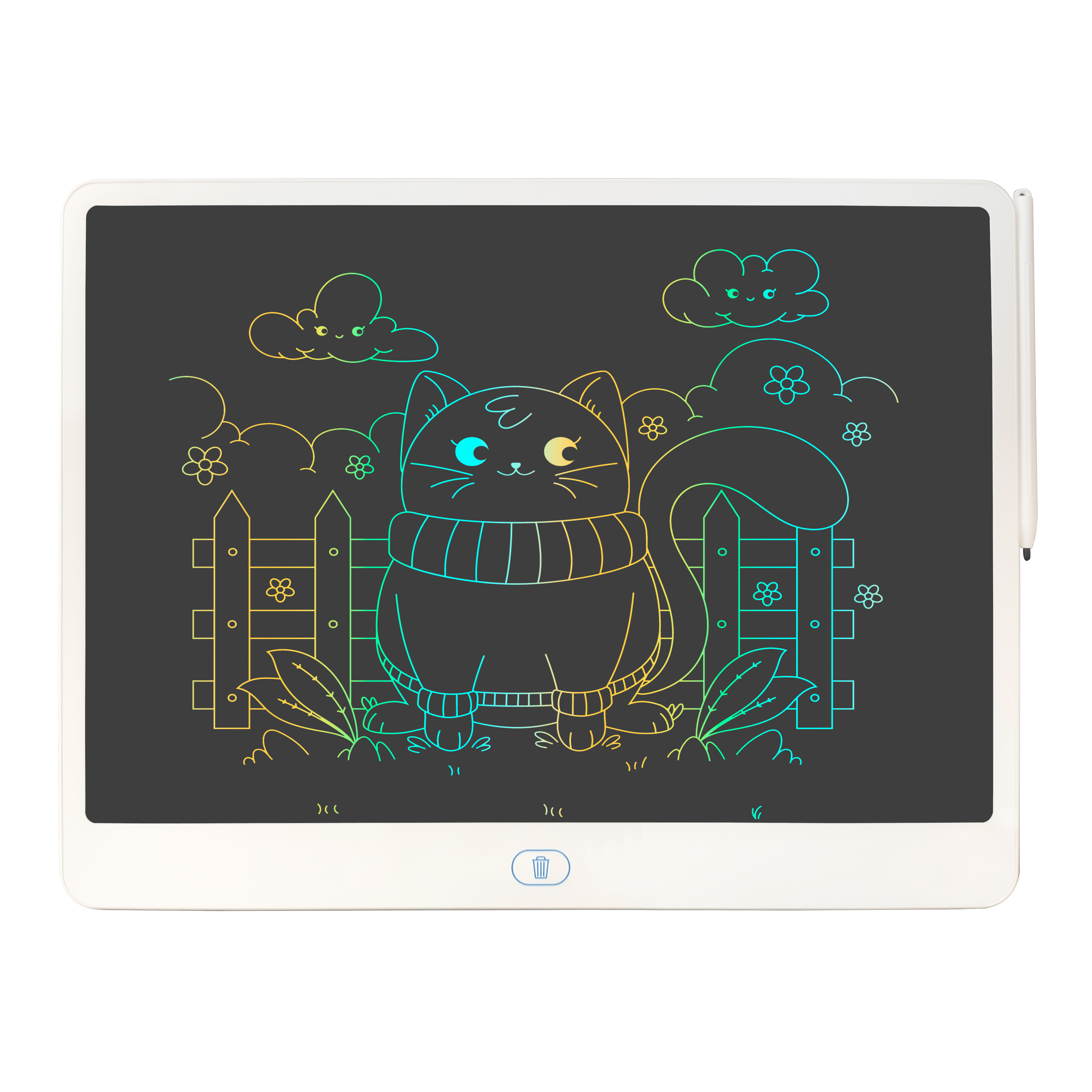 13-inch, 16-inch and 20-inch LCD writing boards, draft boards, small blackboards, children's early education drawing boards, drawing and doodling children's hand-drawn boards, dust-free drawing boards, factory direct sales Item Picture