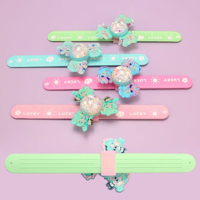 陀螺啪啪圈带灯手环细节图