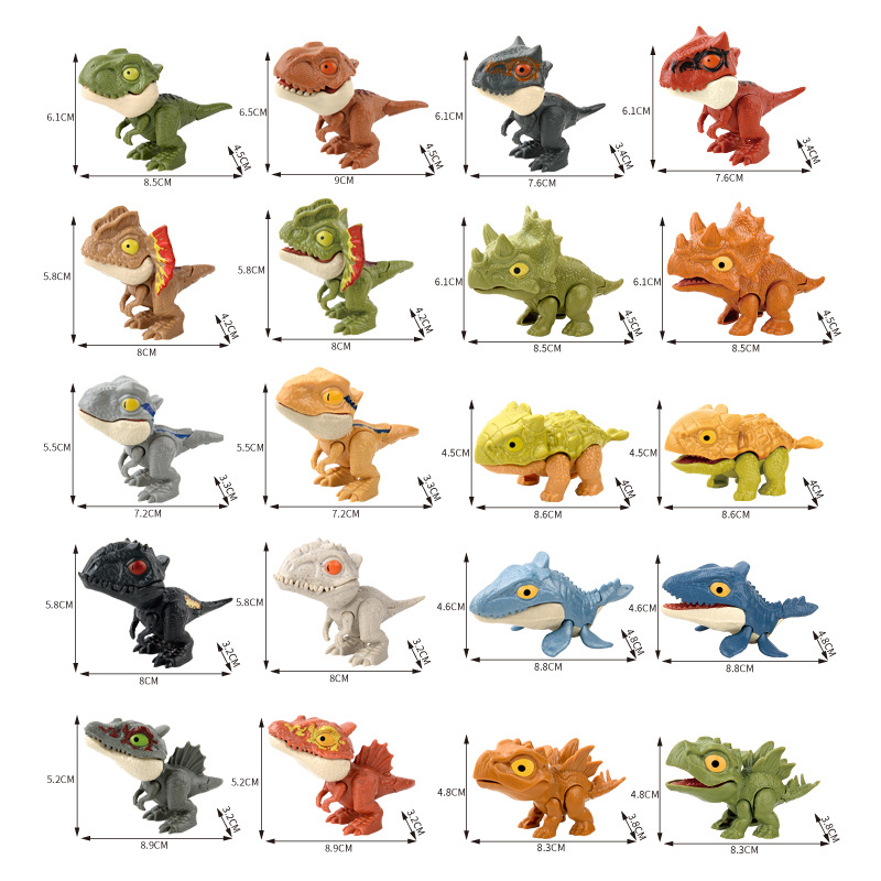 Wholesale of the "Biting Finger Dinosaur" toy, the same style as the popular Douyin Internet celebrity children's "Biting Finger Dinosaur" toy, in new, unique model bags Item Picture
