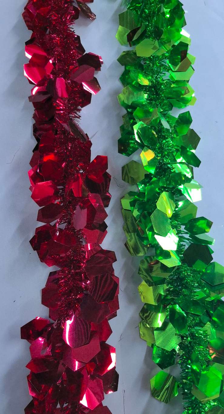 年度新品，六边形家居，节庆假日装饰品彩条，六色可选。产品图