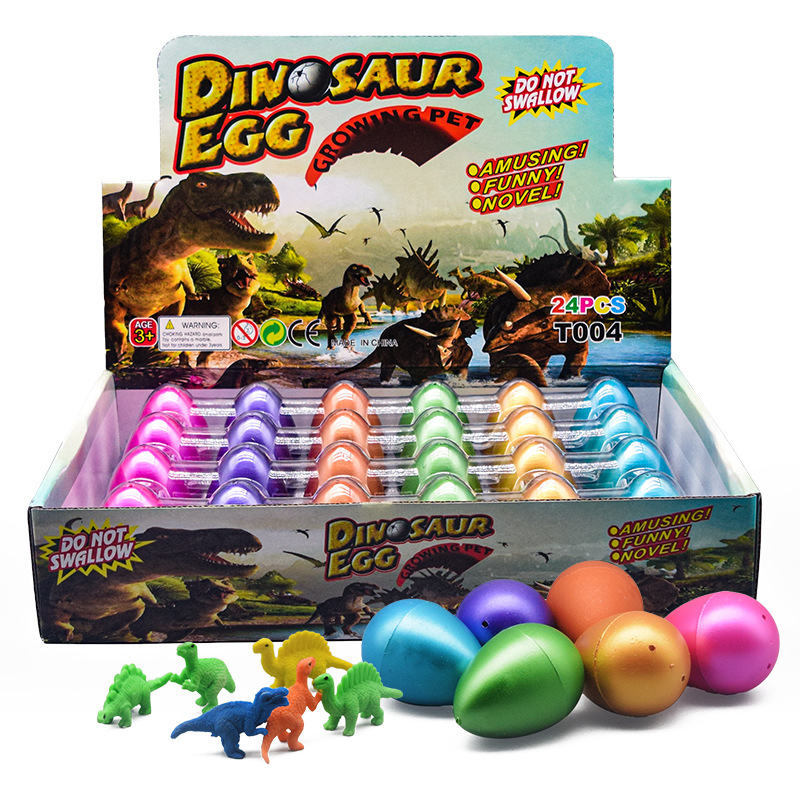 Simulation model, fun dinosaur egg wholesale, new children's toys, large dinosaur egg soaked in water for hatching Item Picture
