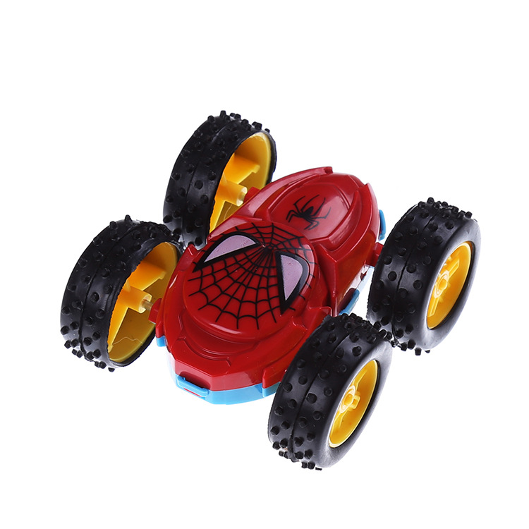 Inertial double-sided dump trucks, durable 360 toy cars, steering rebound cars, children's gifts, toys wholesale street stalls are hot Item Picture