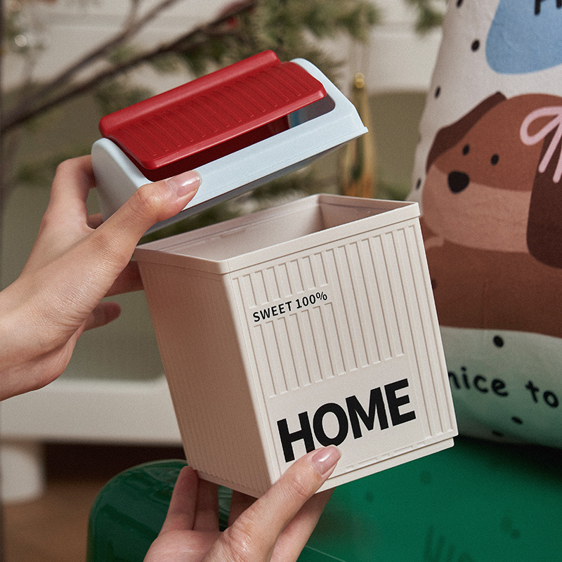 J06-6996桌面垃圾桶迷你小型可爱收纳盒房屋收纳桶办公宿舍桌面纸篓收纳桶细节图