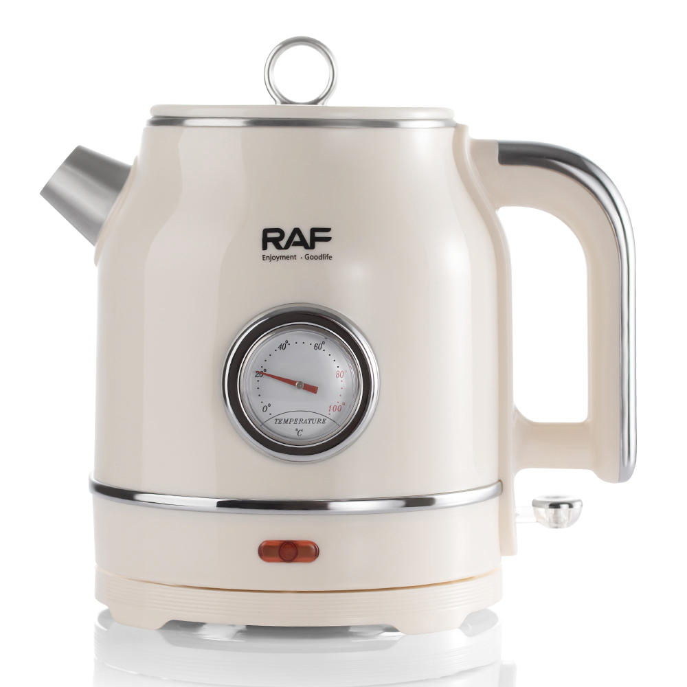 RAF European standard cross-border 1.5L stainless steel inner liner electric kettle, quick pot heating, household automatic power-off boiling kettle details Picture