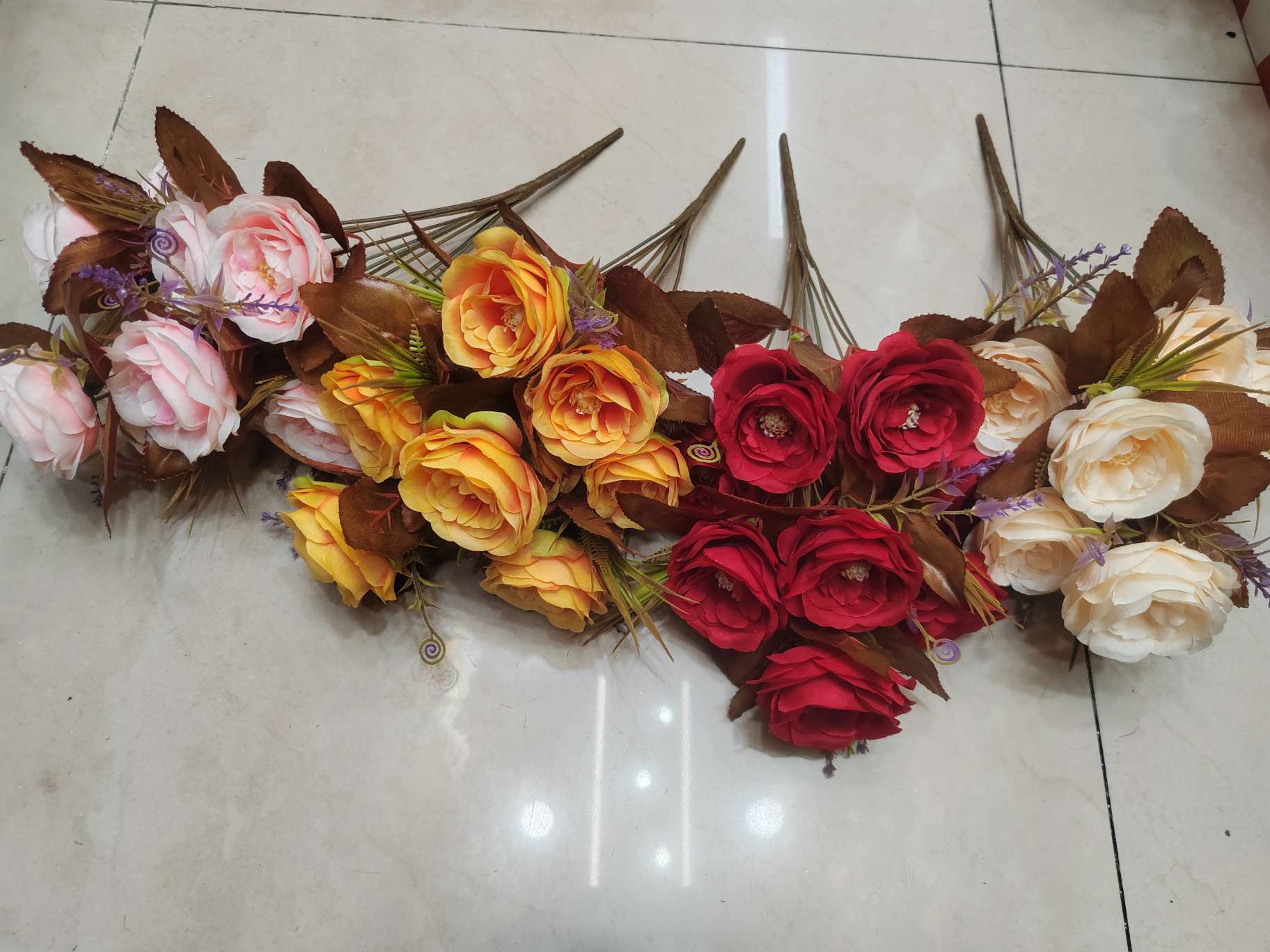 12头秋色水晶茶玫//