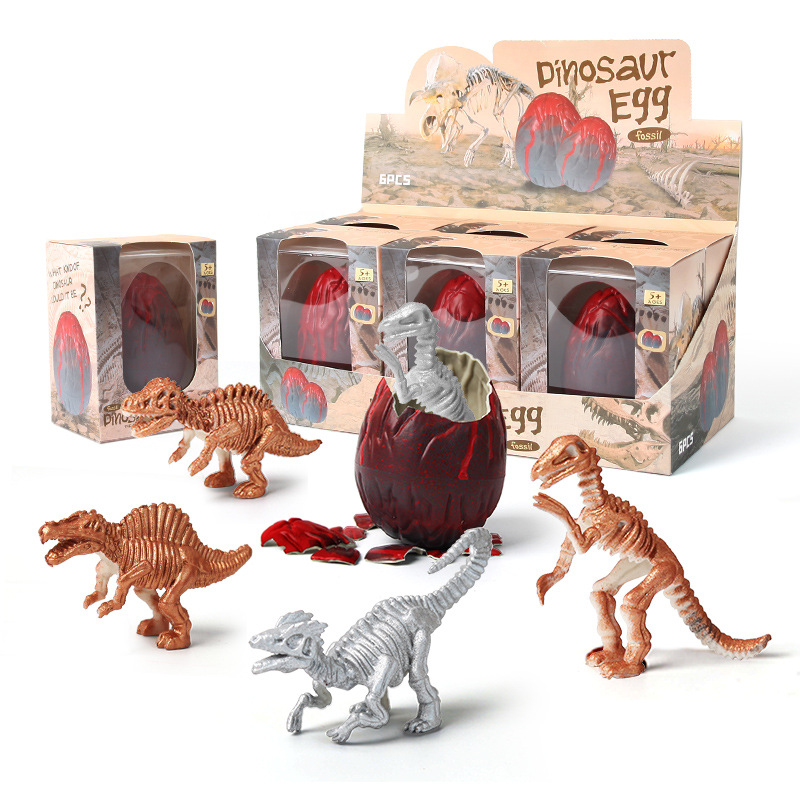 Dinosaur model children's toys for training, grasping, absorbing water and growing, dinosaur eggs, shell-breaking dragon skeleton, toys for boys and girls Application Scenario