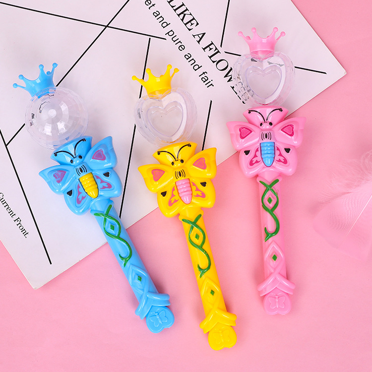 Street stalls are selling glowing magic wands, starry sky girl gifts, wholesale of new children's small toys, and student small prizes Application Scenario