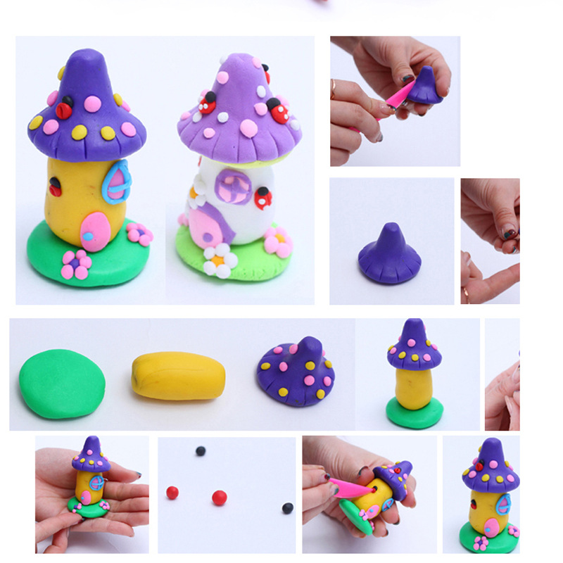 24-color ultra-light clay factory direct supply space clay DIY toy set 36-color plasticine and colored clay wholesale Application Scenario